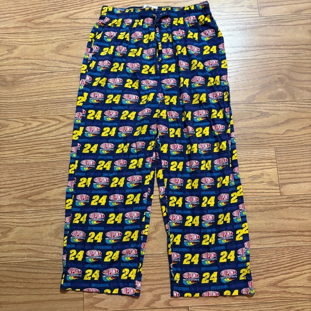 Vintage NASCAR Winner’s Circle Jeff Gordon Pajama Lounge Pants Men’s Medium